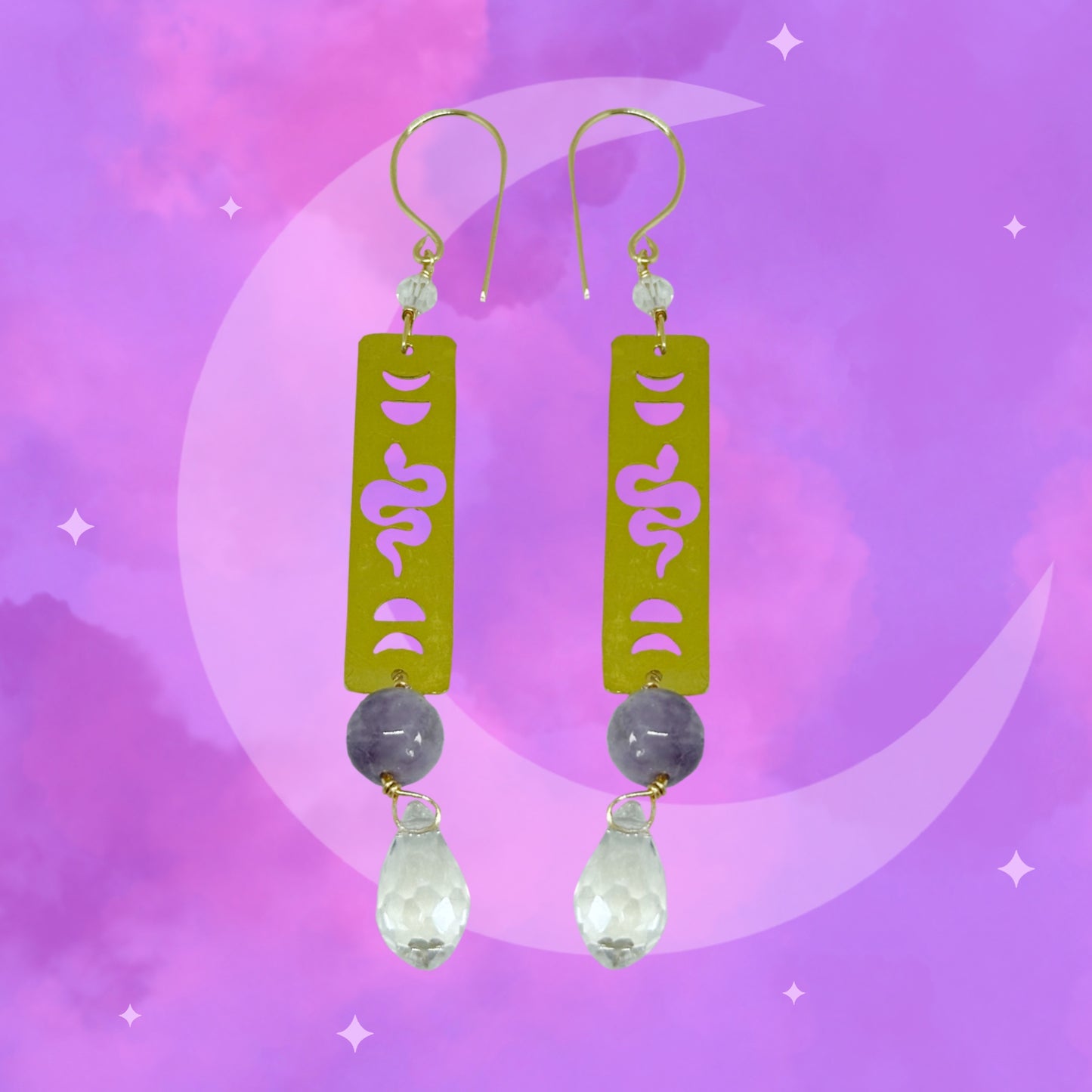 ‘Amethyst Talisman’ Earring