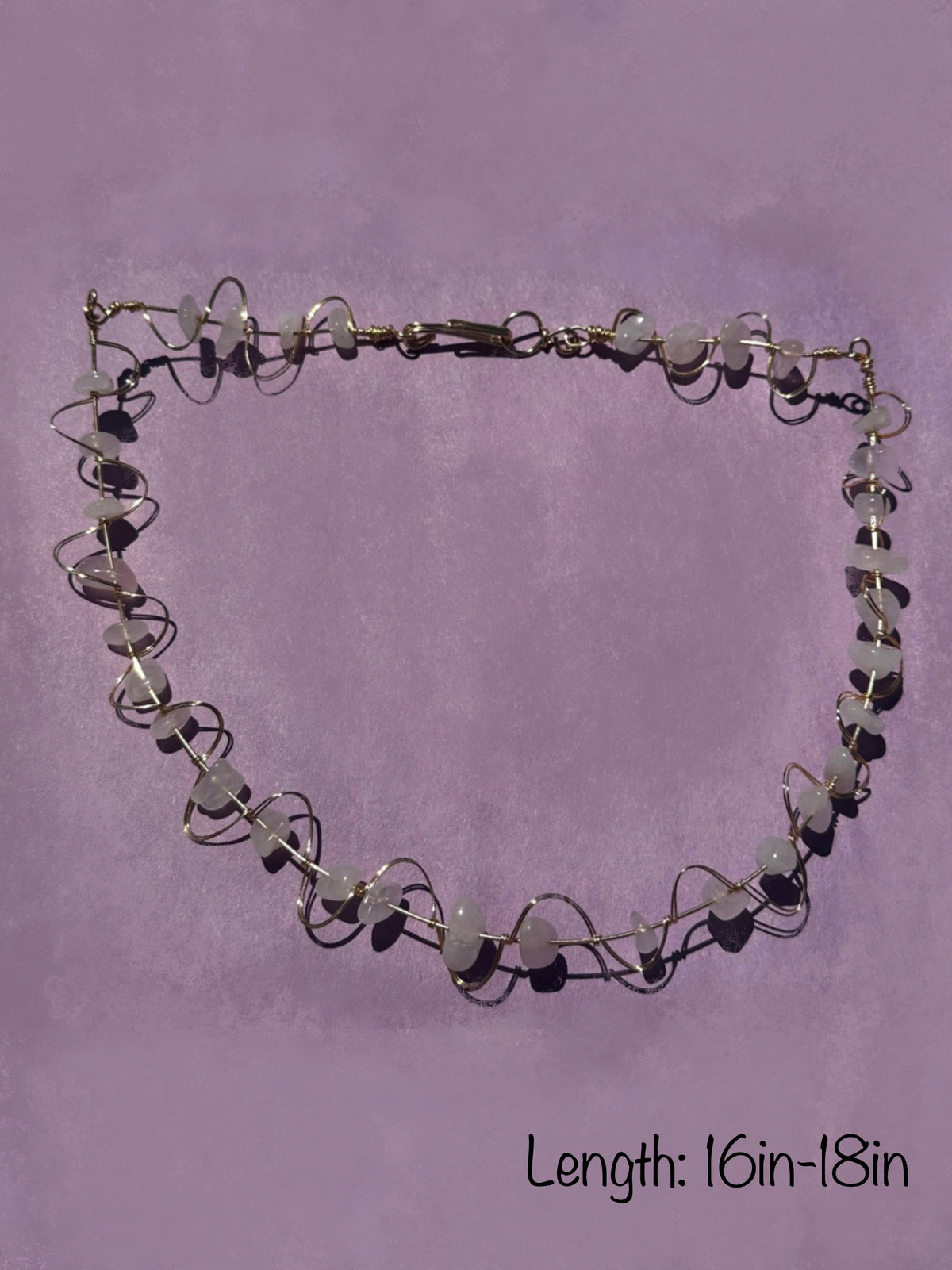 ‘LIFE’ - ROSE QUARTZ CHOKER