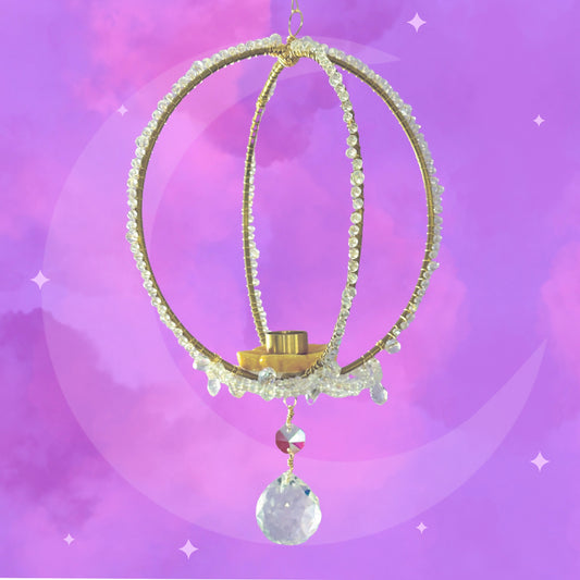 ‘Yellow Flower’ Incense Holder Suncatcher