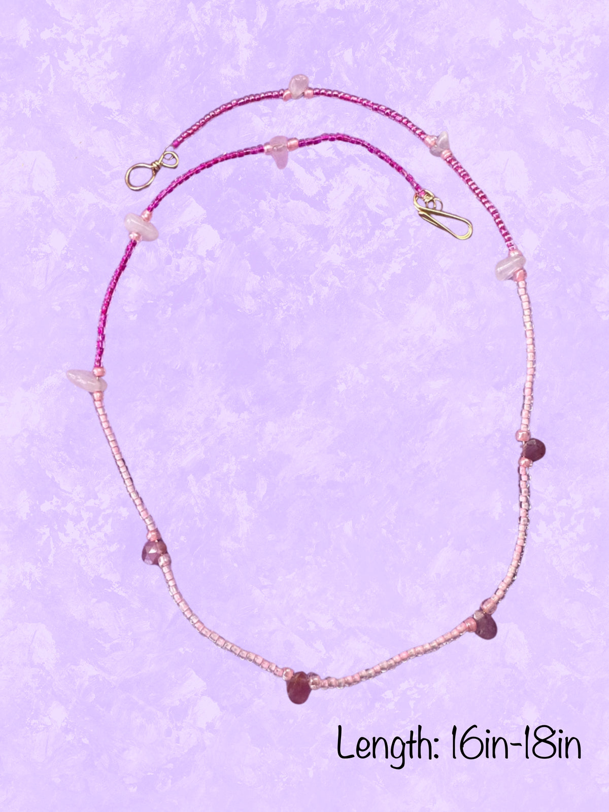 SAPPHIRE x ROSE QUARTZ CHOKER