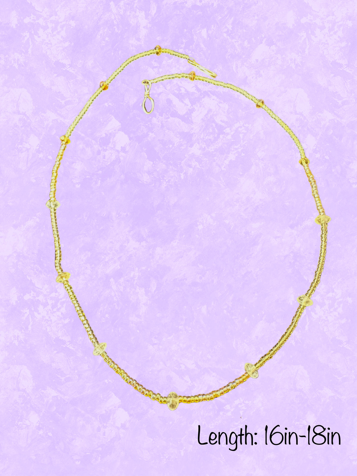 CITRINE CHOKER
