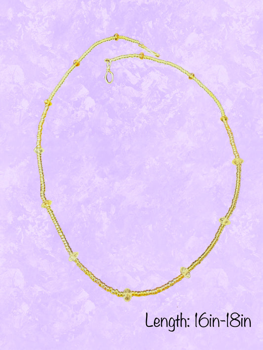 CITRINE CHOKER