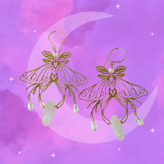 ‘Presence’ Rose Quartz Earring