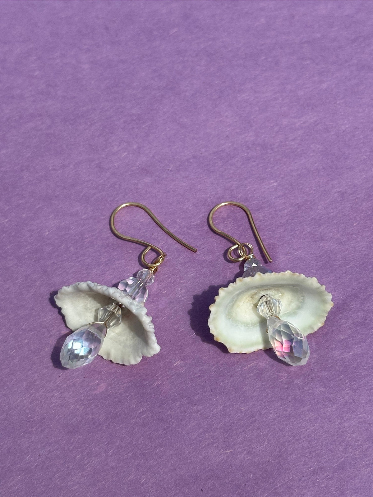 MUSHROOM ‘SHELL’DELIER EARRING