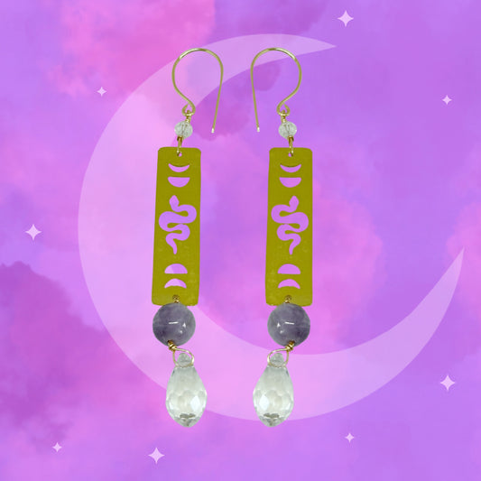 ‘Amethyst Talisman’ Earring