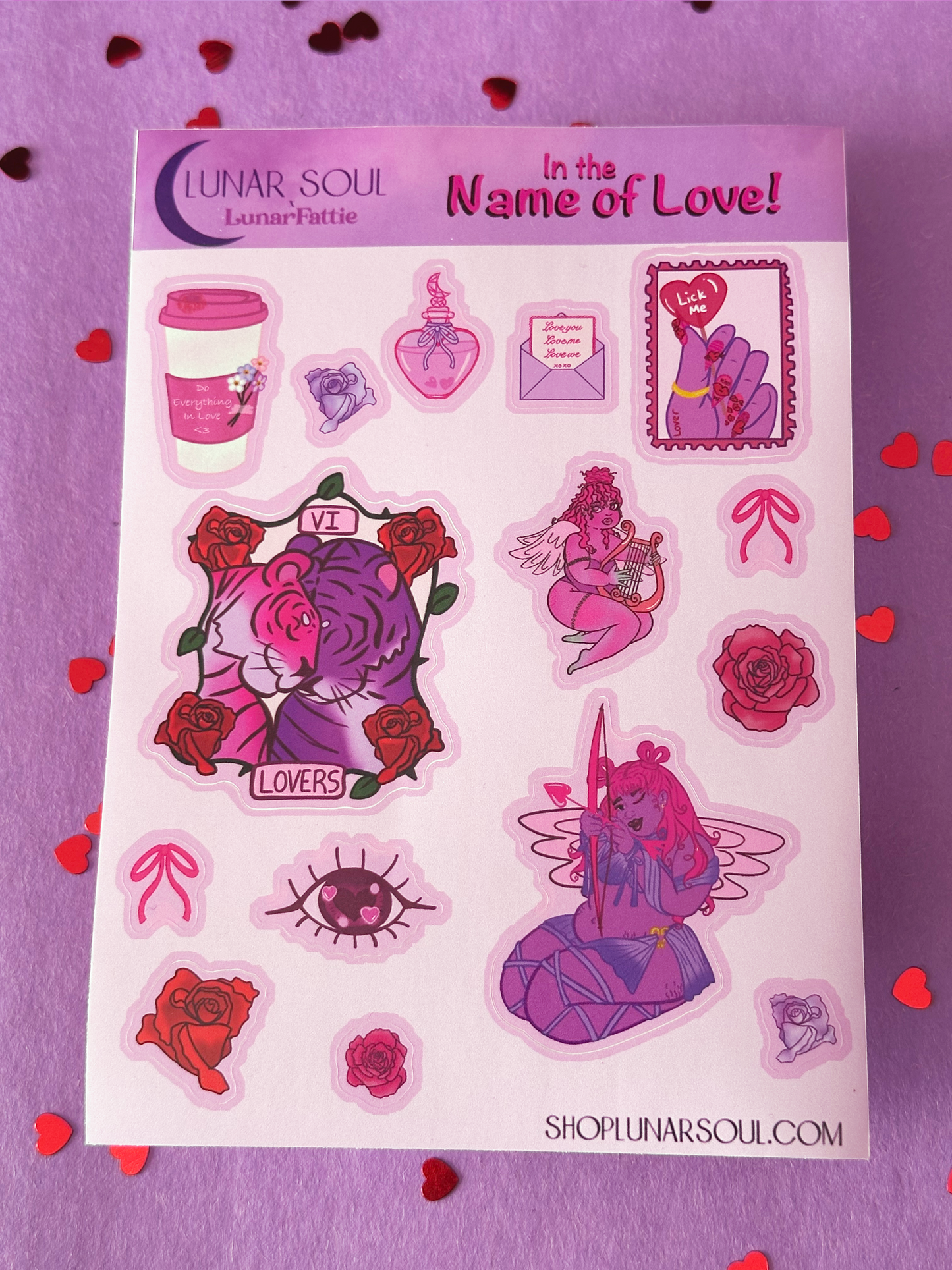 ‘In the Name of Love’ Sticker sheet