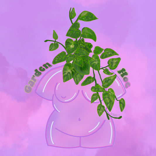‘Garden Hoe’ large sticker