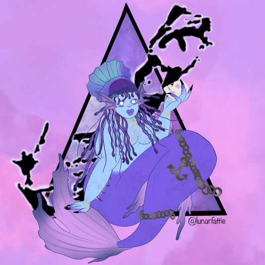 ‘Siren’ transparent gloss sticker