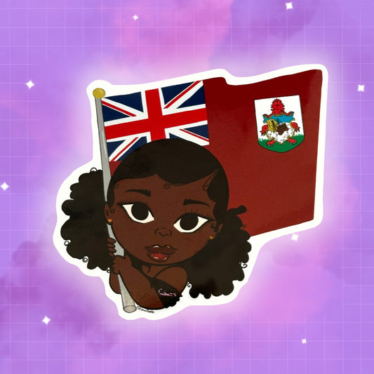 ‘ISLAND GAL 1’ GLOSS VINYL STICKER
