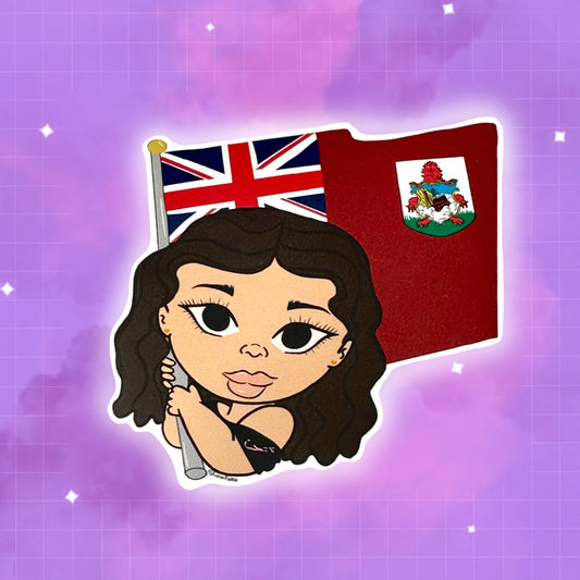 ‘ISLAND GAL 4’ GLOSS VINYL STICKER